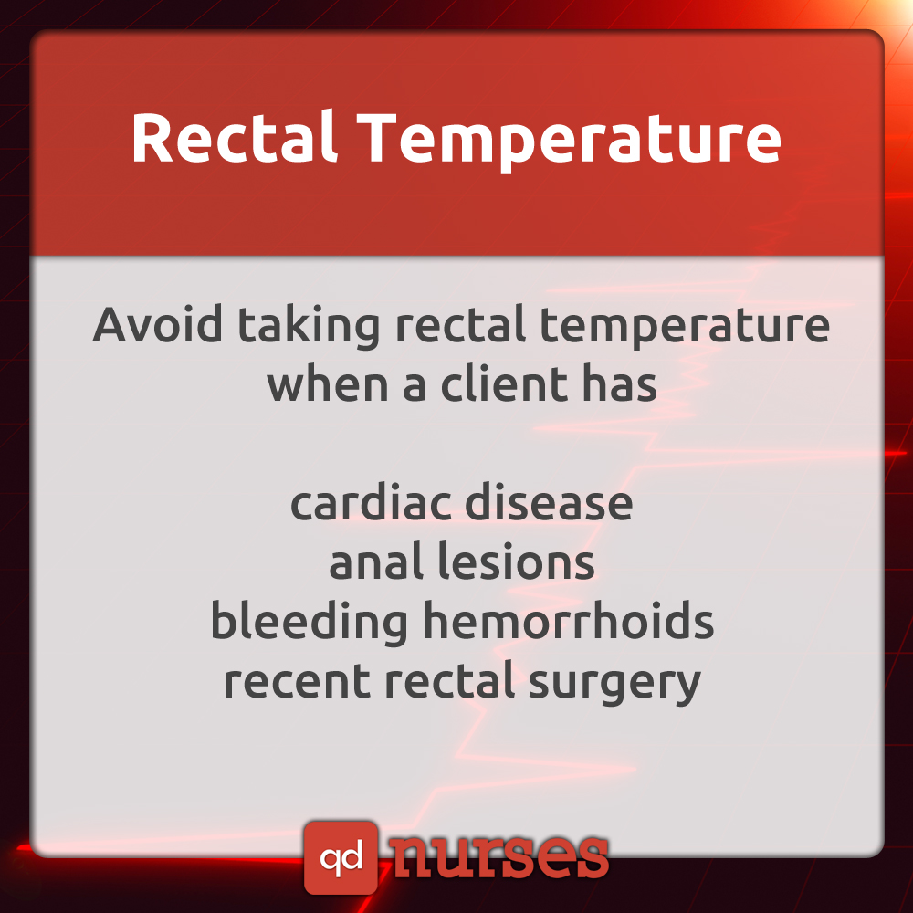 Rectal Temperature Qd Nurses